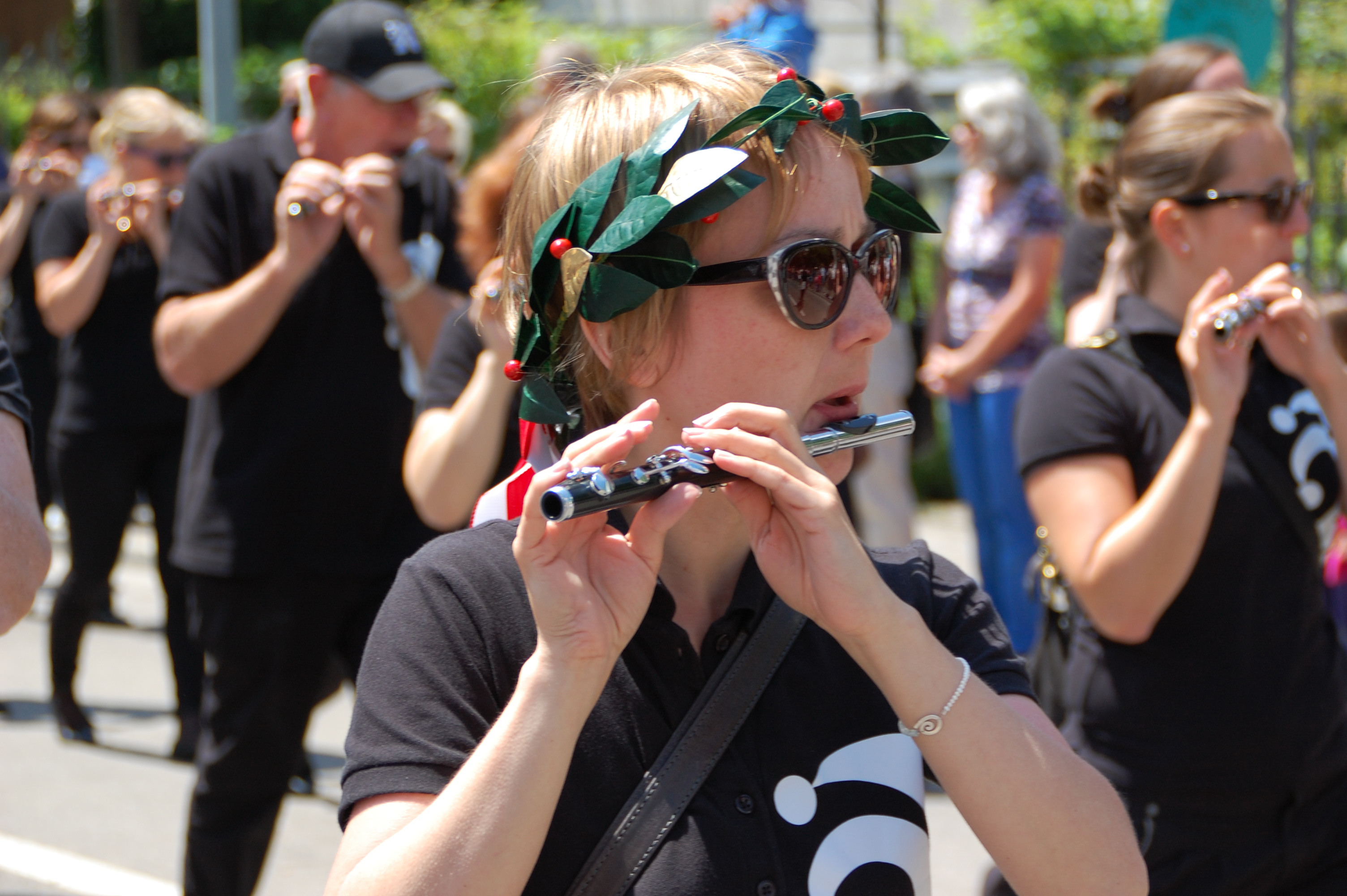 Piccolos und Lorbeerkränze: Eidgenössisches Tambouren- und Pfeiferfest in Frauenfeld.