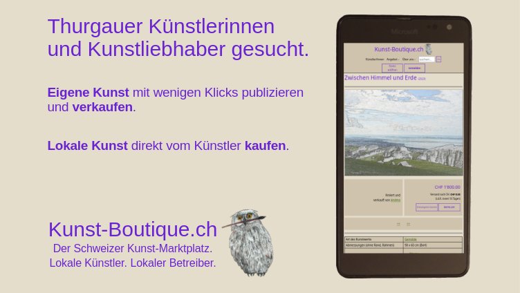 Kunst-Boutique.ch - Der Marktplatz für lokale Künstler:innen