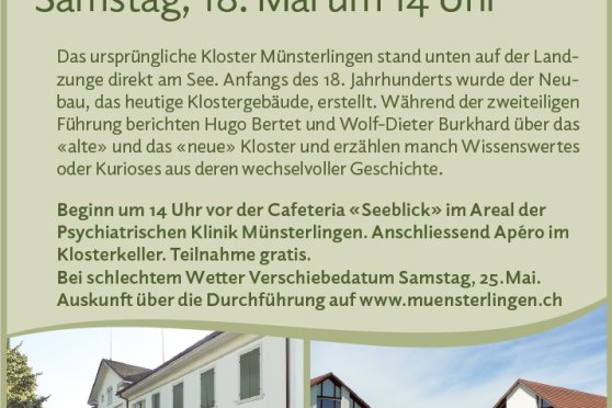 Münsterlingen: Das alte und das neue Kloster