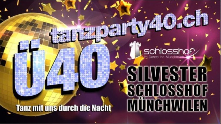 Ü40 Party Silvesterparty Schlosshof mit DJ The Barber