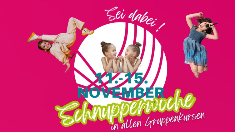 Schnupperwoche in allen Gruppenkursen