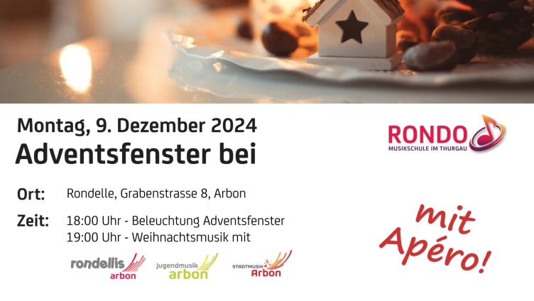 Adventsfenster in Arbon