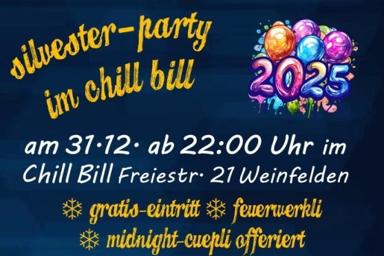 Silvester-Party ab 22:00 Uhr