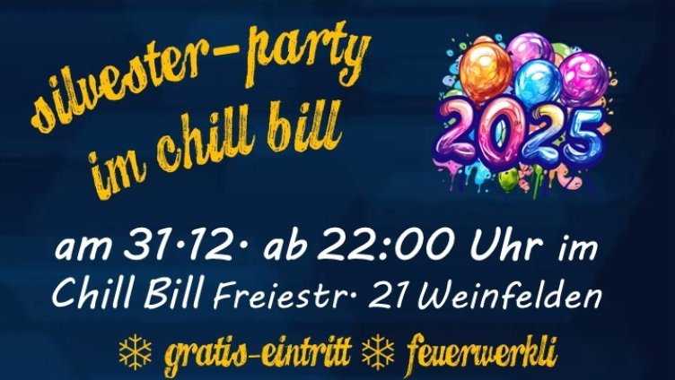 Silvester-Party ab 22:00 Uhr