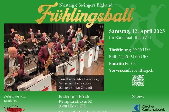 Frühlingsball der Nostalgie Swingers Bigband