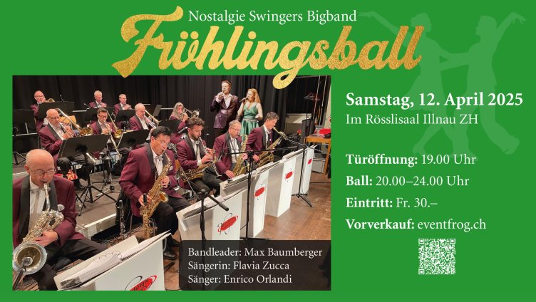 Frühlingsball der Nostalgie Swingers Bigband