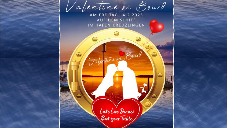 Valentinstag auf dem Wasser: Romantik pur @Hafen Kreuzlingen