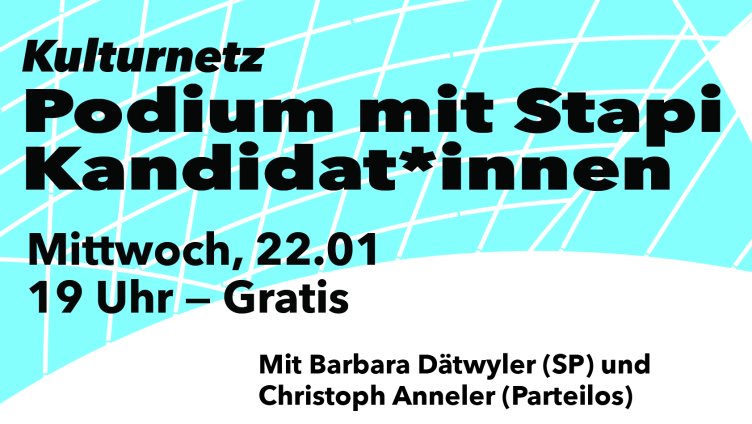 Kulturnetz Podiumsdiskussion mit Stapi Frauenfeld Kandidat:innen