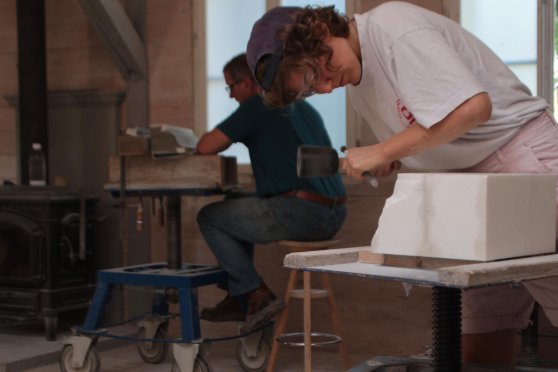 Eintauchen in das Handwerk am Stein - Bildhauerkurs