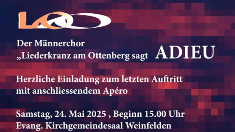 Liederstrauss am Samstagnachmittag mit Apéro