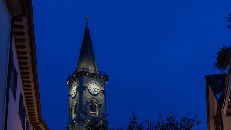 Offener Kirchturm