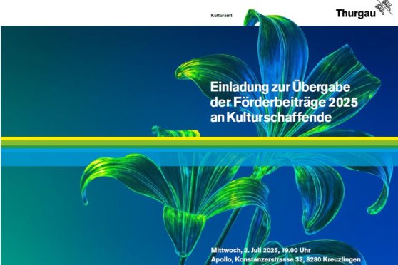 Übergabe der Förderbeiträge 2025 an Kulturschaffende