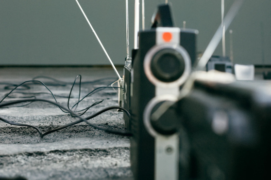 Künstlergespräch und Performance Blablabor