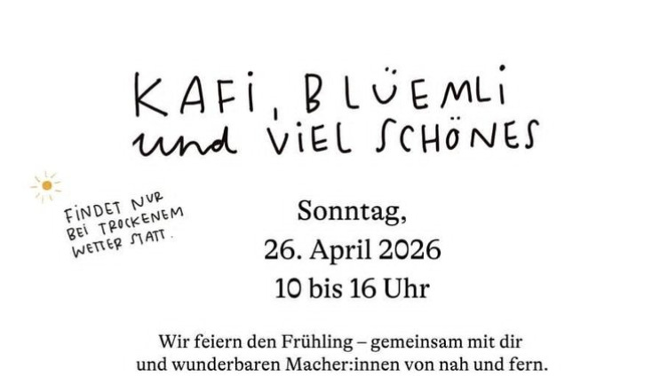 Frühlingsmarkt Kafi