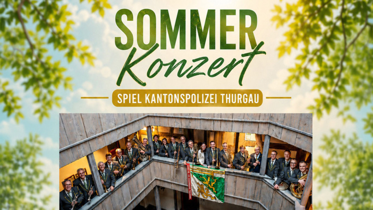 Sommerkonzert des Spiels der Kantonspolizei Thurgau