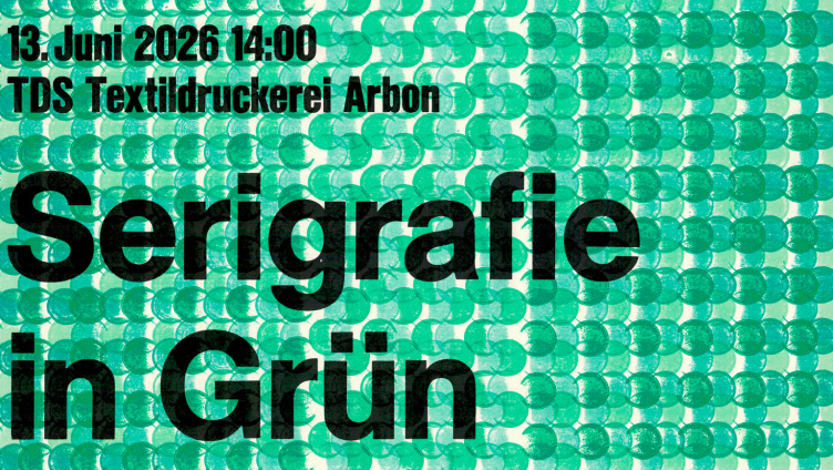 Serigrafie in Grün