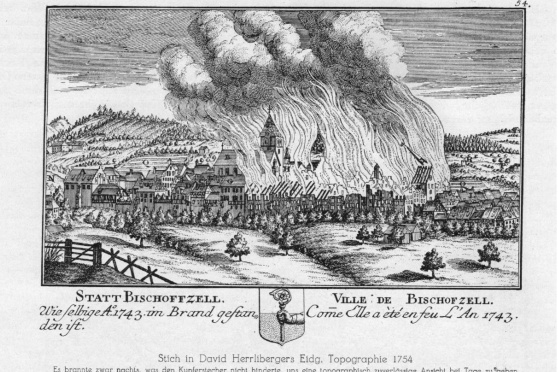 Architektur im Wandel – Bischofszell vor und nach dem Stadtbrand