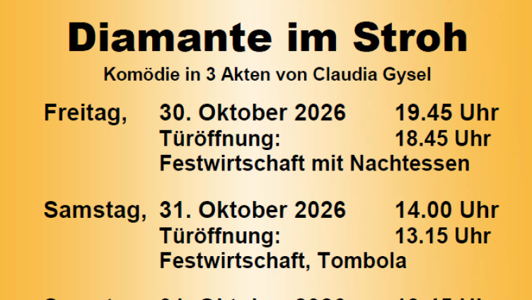 Diamante im Stroh