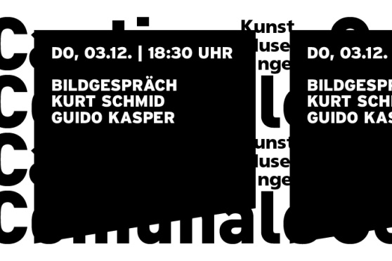 Bildgespräch Kurt Schmid und Guido Kasper