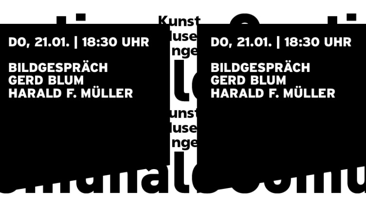 Bildgespräch Gerd Blum - Harald F. Müller