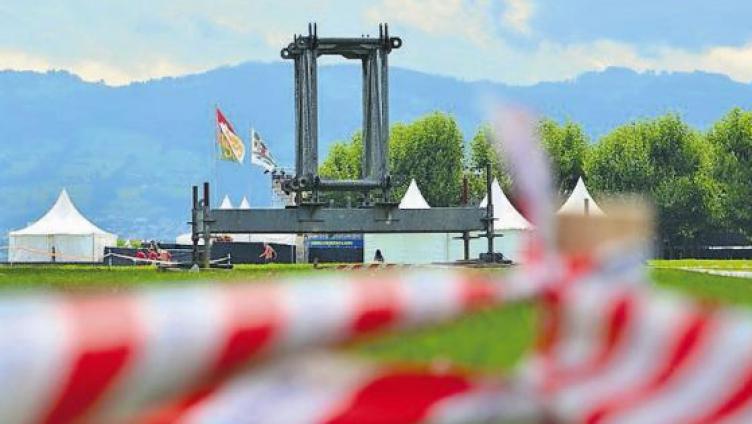 Am Seeufer entsteht die Festivalstadt