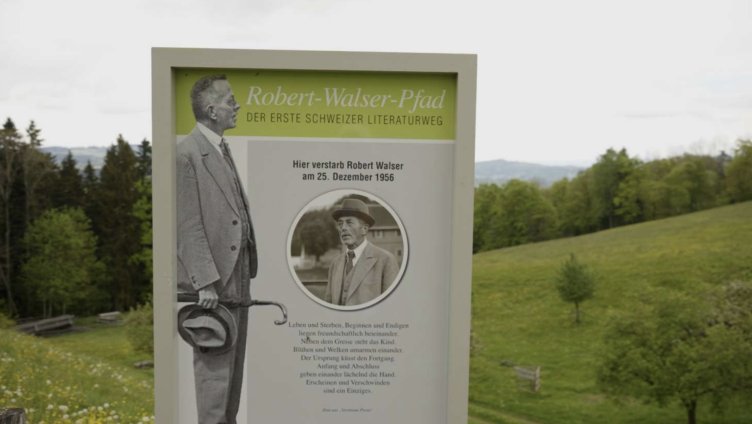 Robert Walsers Literaturweg in Herisau