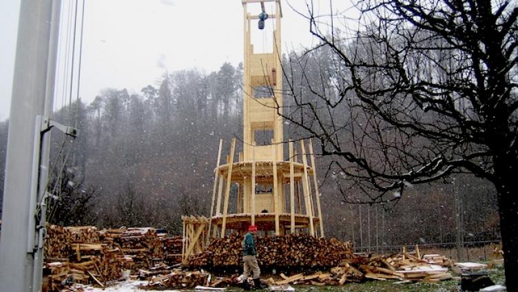 Kartause Ittingen: Scheiterturm im Bau!